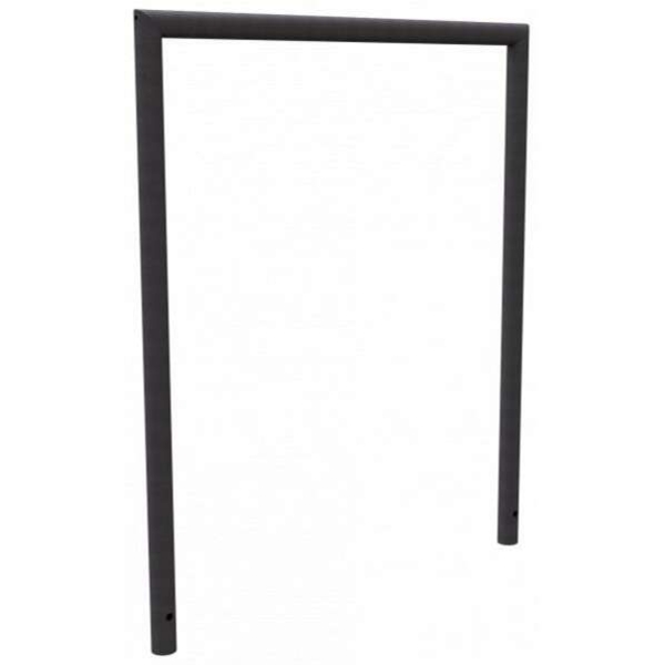 Fahrrad Anlehnbügel, 1200 x 1000 mm, Stahl, schwarz, zum Einbetonieren