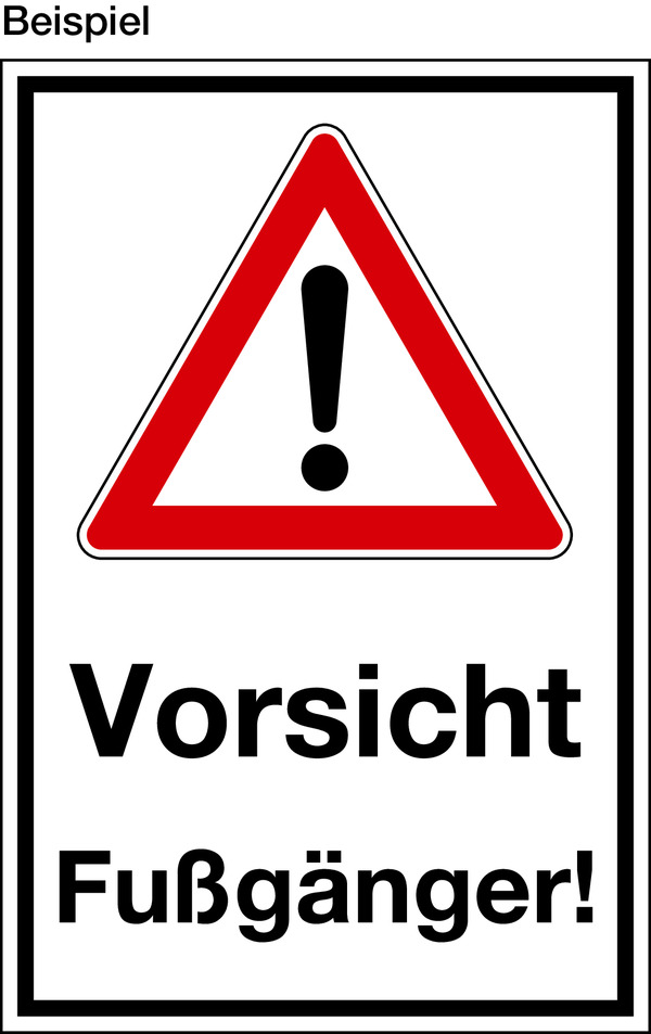 Aluverbund Farben, Text und Logo nach Wunsch - Hochformat
