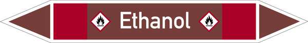 Rohrleitungsetikett, Ethanol