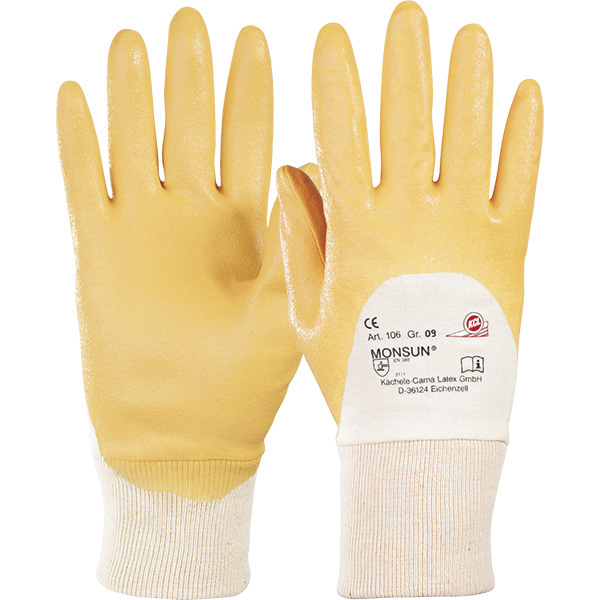 Schutzhandschuh, Monsun 106 von KCL - 1 Beutel = 10 Stück Schutzhandschuh, Monsun 106 von KCL - 1 Beutel = 10 Stück