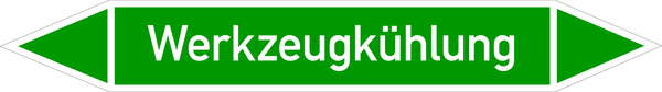 Rohrleitungsetikett, Werkzeugkühlung