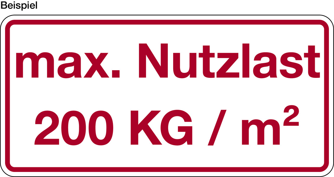 Folienschild selbstklebend, Farben, Text und Logo nach Wunsch - Querformat