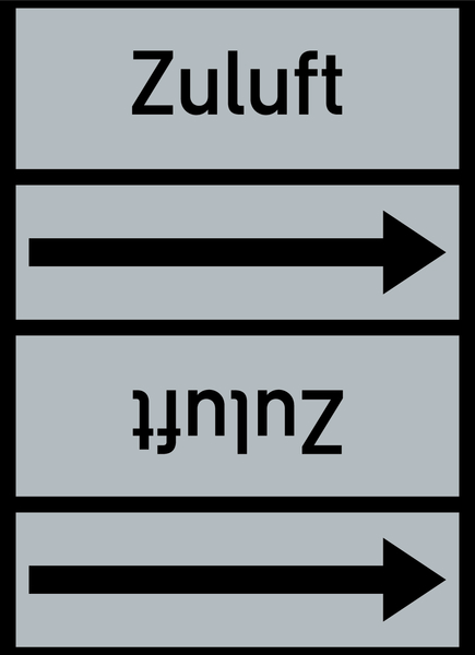 Rohrleitungsband, Zuluft, Rolle = 33 m