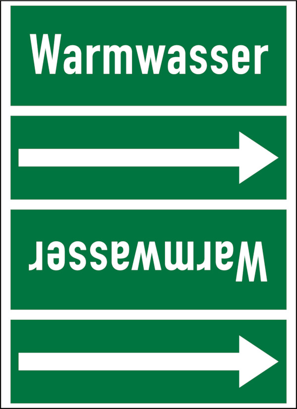 Rohrleitungsband, Warmwasser, Rolle = 33 m