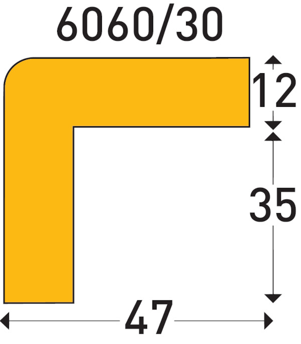 Warn- und Schutzprofil, Knuffi, Eckschutz, Typ H