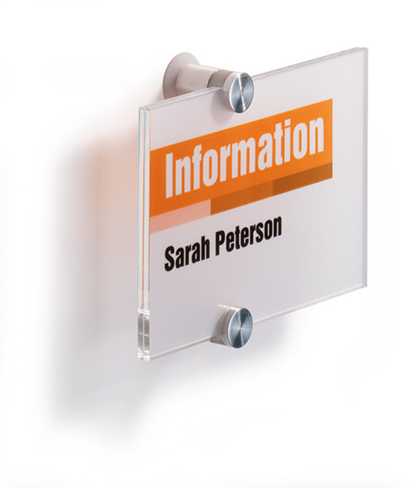 Türschild, CrystalSign®, 105 x 148 mm