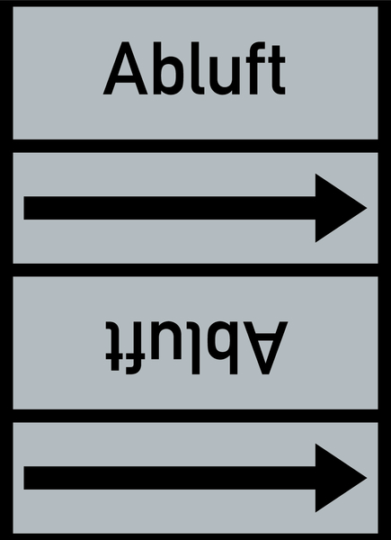 Rohrleitungsband, Abluft, Rolle = 33 m