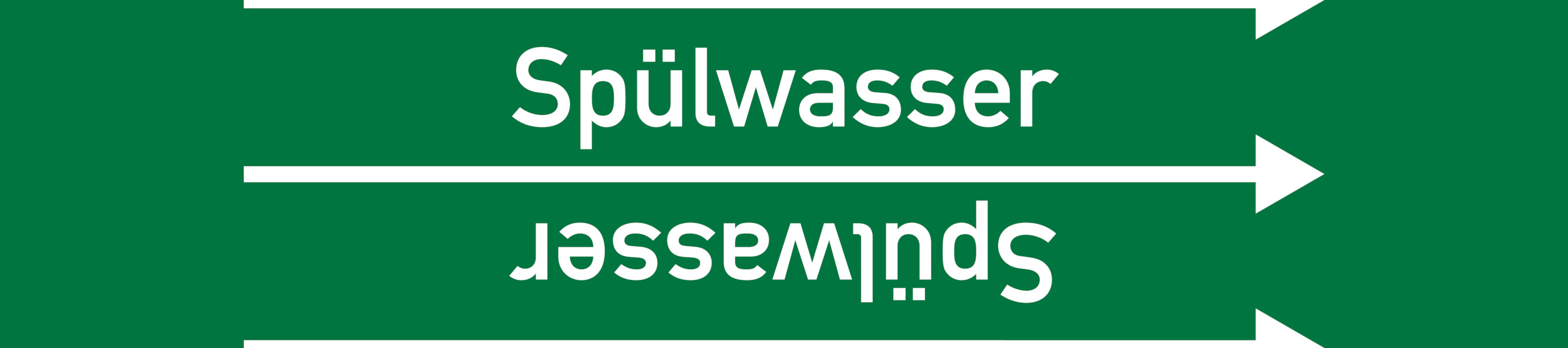 Rohrleitungsband, Spülwasser, Rolle = 33 m