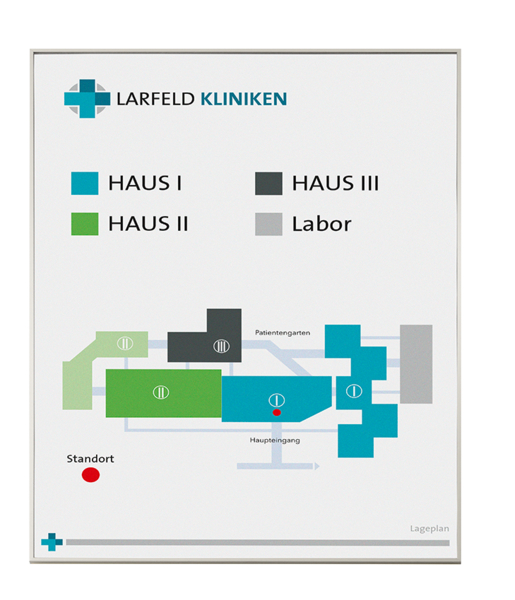 Türschild MADRID Silver Line, 422,5 x 299,5 mm