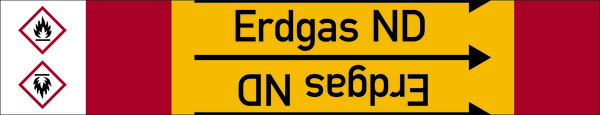 Rohrleitungsband, Erdgas ND, Rolle = 33 m