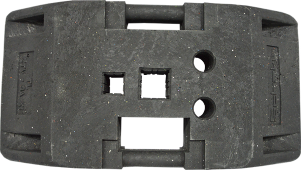 TL-Fußplatte, K1, für Schilderständer, 800 x 400 mm, 28 kg