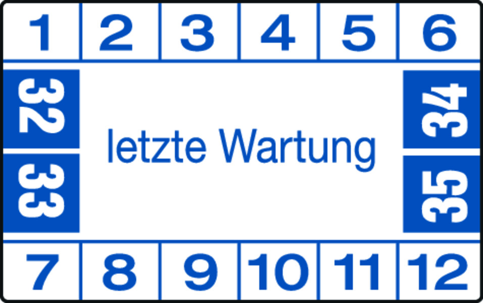 Prüfplakette, letzte Wartung, blau/weiß, Folie, 25 x 40 mm - Bogen = 10 Plaketten 566132_ef.jpg