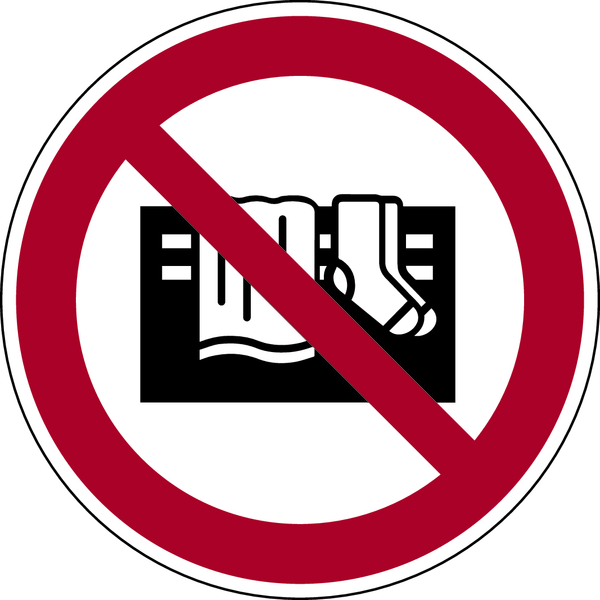 Verbotsschild, Gerät nicht abdecken P081 - ASR A1.3 (DIN EN ISO 7010)