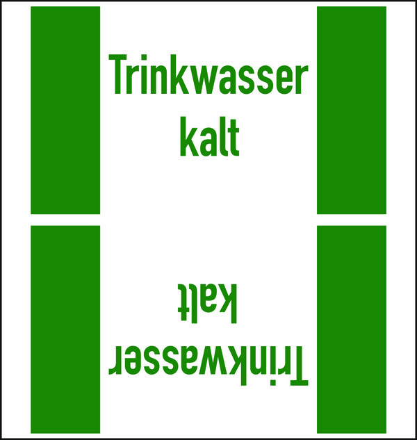 Rohrleitungskennzeichnung, Trinkwasserleitung, Folie - Rolle à 33 m 90809501_ef.jpg