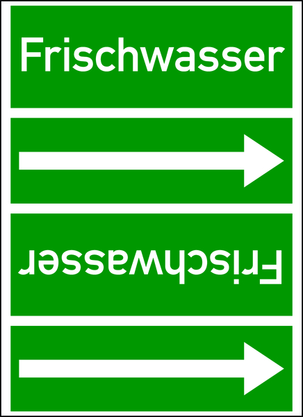 Rohrleitungsband, Frischwasser, Rolle = 33 m