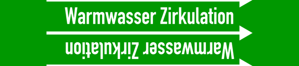 Rohrleitungsband, Warmwasser Zirkulation, Rolle = 33 m