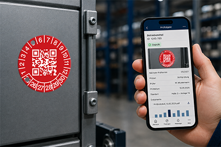 Pruefplakette Digitalisierung