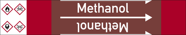 Rohrleitungsband, Methanol, Rolle = 33 m