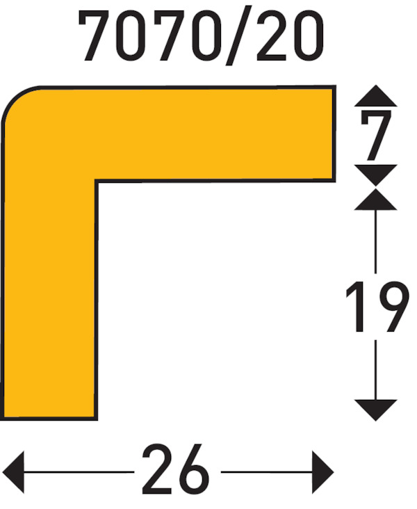 Warn- und Schutzprofil, Knuffi, Eckschutz, Typ E