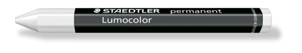 Kreidestift, Lumocolor® permanent omnigraph 236, weiß