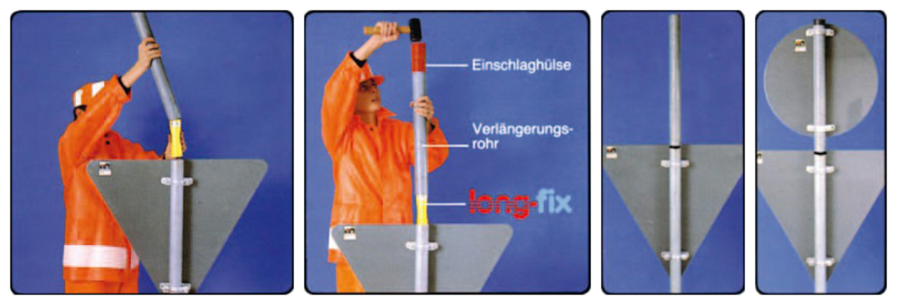 Pfostenverlängerungs-Set Ø 60 mm Pfostenverlängerungs-Set Ø 60 mm