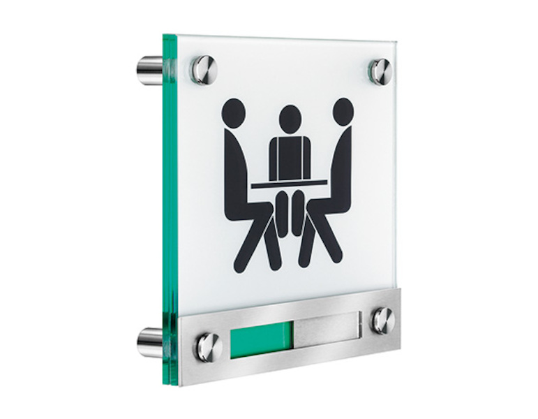 Türschild, PremiumFix Besetztanzeige, 180 x 180 mm Türschild, PremiumFix Besetztanzeige, 180 x 180 mm