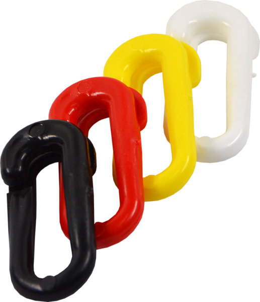 Verbindungsglied für Kunststoffketten, verschiedene Farben Verbindungsglied für Kunststoffketten, verschiedene Farben