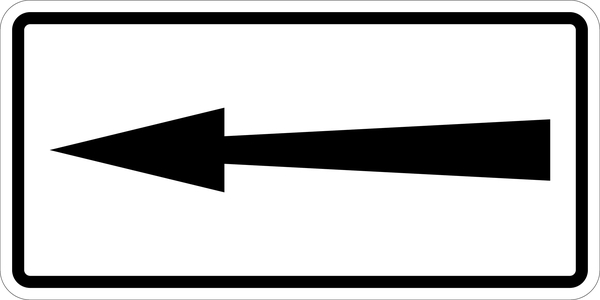 Piktogramm, Richtungspfeil, Folie, 50 x 100 mm