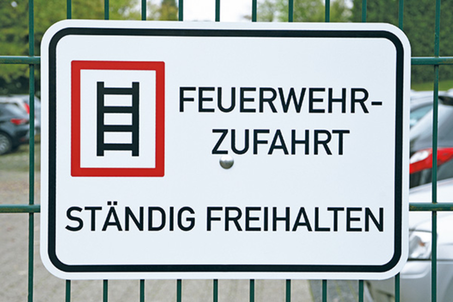 Set zur Zaungitterbefestigung für Schilder Set zur Zaungitterbefestigung für Schilder