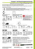 Danger Leichtentzündliche Diesel UN1202 Warnung Selbstklebende Gloss Aufkleber  Aufkleber 125mmx125mm Hinweis Zeichen - .de