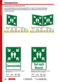 Schild Kunststoff Rettungszeichen DIN E012 Notdusche 200x200x1,5mm #2962/72 