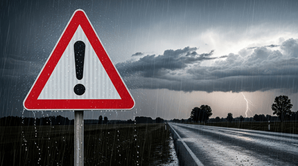 Wetterextreme und Schilder: So schützen Sie Ihre Beschilderung vor Sturm, UV und Frost