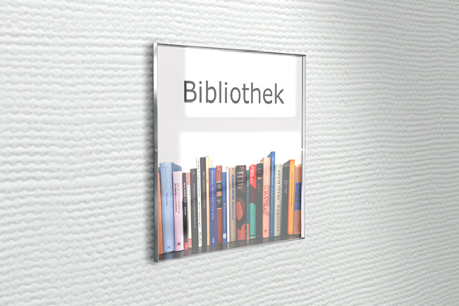Türschild, ClickFix, 150 x 150 mm