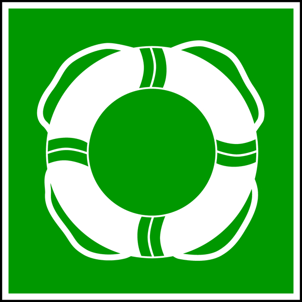 Rettungszeichen, Wasser-Rettungsausrüstung E061 - ASR A1.3 (DIN EN ISO 7010)
