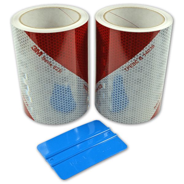 3M™ Kfz Warnmarkierung 823i, 9 m x 141 mm, 2 Rollen, 1 Rakel 3M™ Kfz Warnmarkierung 5921M, 9 m x 141 mm, 2 Rollen, 1 Rakel