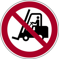 Verbotsschild, Für Flurförderzeuge verboten P006 - ASR A1.3 (DIN EN ISO 7010)