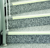 Antirutsch Treppenkantenprofil, Safety-Stair, langnachleuchtend, Aluminium, 60 x 1000 mm
