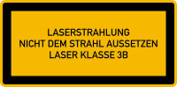 Hinweisschild, Laser Klasse 3B