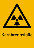 Warnschild, Kernbrennstoffe (WS 130)