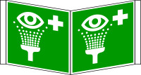 Rettungszeichen, Augenspüleinrichtung Winkel-/Nasenschild - ASR A1.3 (DIN EN ISO 7010)