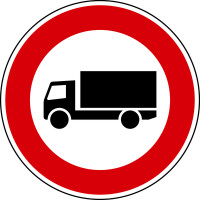 Verkehrszeichen - Verbot für Kfz über 3,5 t, Zeichen 253