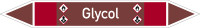 Rohrleitungskennzeichen Glycol