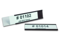 Lagerkennzeichnung, Magnetisches C-Profil, 30 x 80mm - Beutel = 7 Stk.
