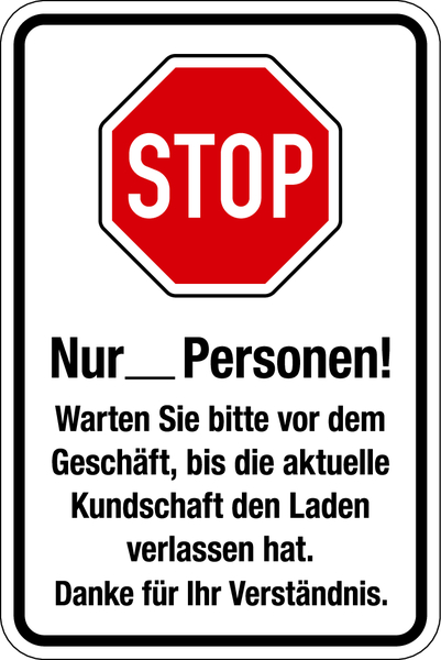 Aluminium Schild "Privat" 160 x 40 mm • Türschild Tür Stop Zutritt verboten Alu 