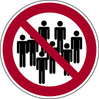 Verbotszeichen, Personengruppen verboten, Folie, praxisbewährt
