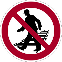 Verbotsschild, Betreten der Gleisanlagen verboten - praxisbewährt