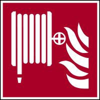 Brandschutzzeichen, Löschschlauch F002 - ASR A1.3 (DIN EN ISO 7010)
