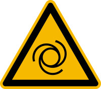 Warnschild, Warnung vor automatischem Anlauf W018 - ASR A1.3 (DIN EN ISO 7010)