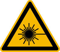 Warnschild, Warnung vor Laserstrahl W004 - ASR A1.3 (DIN EN ISO 7010)
