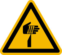 Warnschild, Warnung vor spitzem Gegenstand W022 - ASR A1.3 (DIN EN ISO 7010)